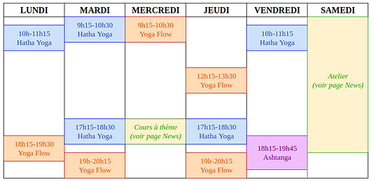 Horaire 26-27