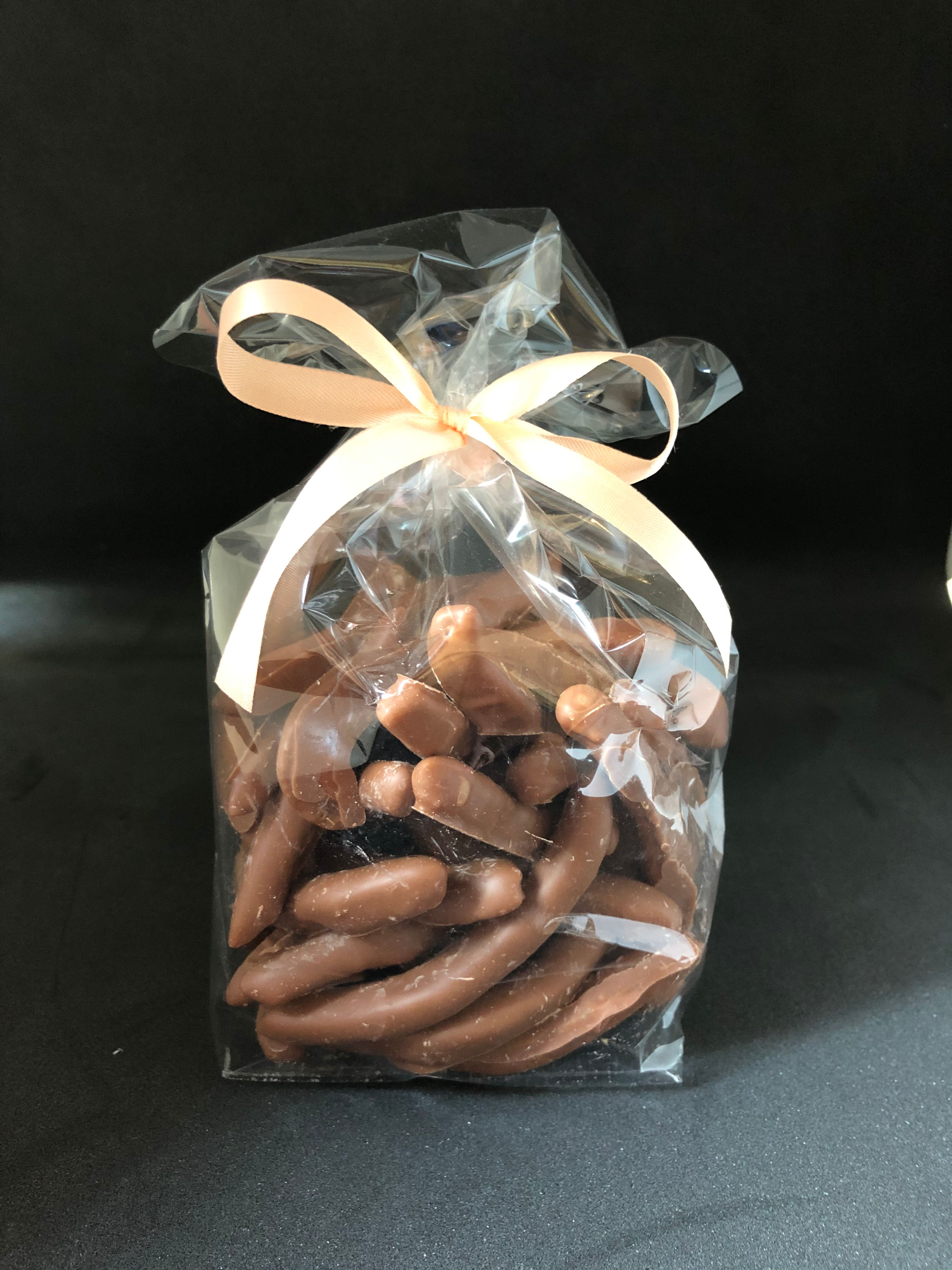 Ambachtelijke Orangettes met Belgische Melk chocolade