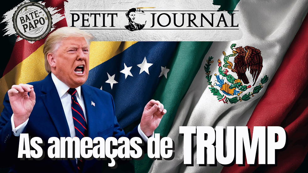 Trump ameaça Venezuela, México e Colômbia - BP 986