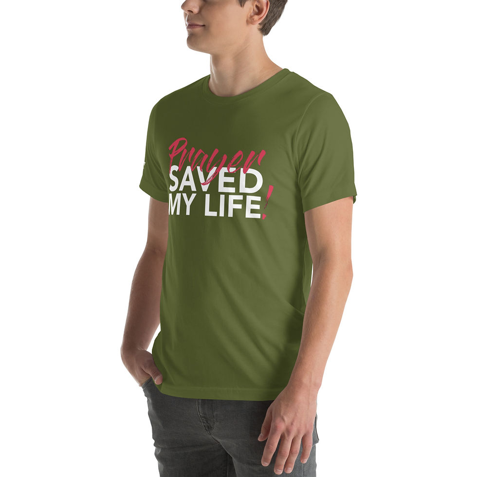 Thumbnail: "Prayer Saved My Life" Unisex T-Shirt