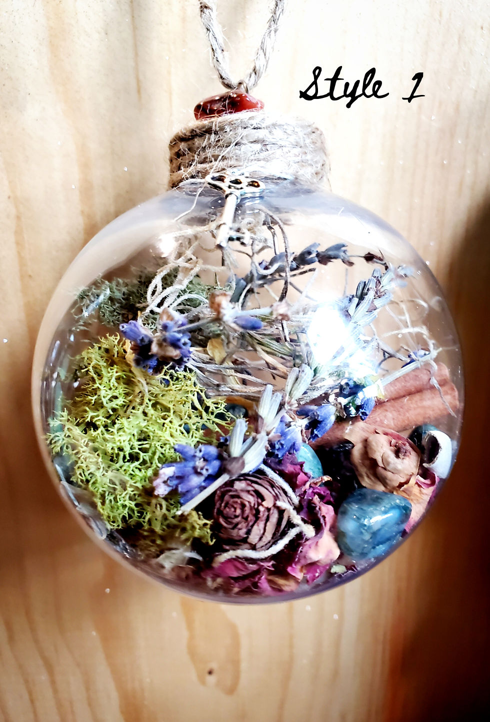 Thumbnail: Witch Ball Folkore ✨ Key Charm, Cinnamon and Lavender