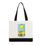 Thumbnail: Tarot tote bags two-tone deluxe -  19" x 15" x 6" white/black