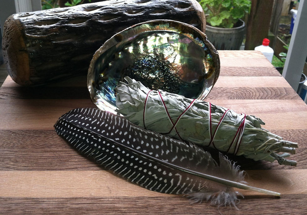 Extra large sage kit (smudging, cleansing) Abalone Shell 18Pc Kit ...