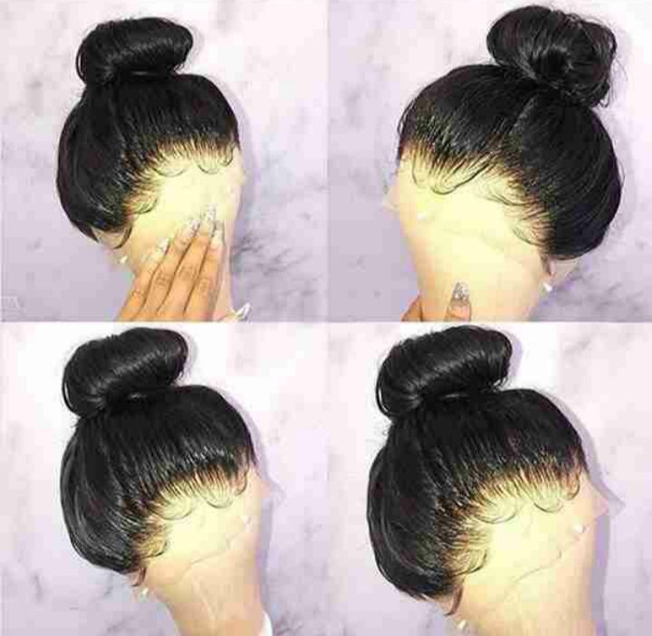 Miniatura: Frontal wigs natural Black hair
