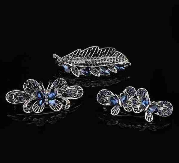 Miniatura: Clipes hair Rhinestones 