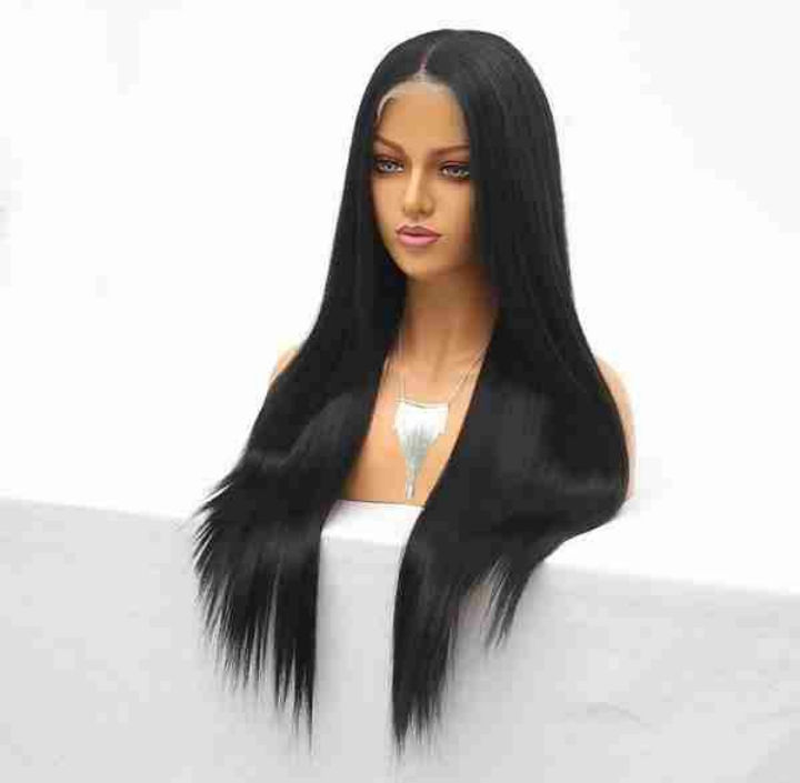 Miniatura: Frontal wigs natural Black hair