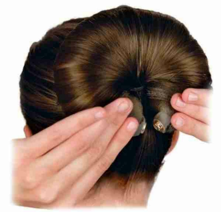 Miniatura: Foam Sponge Big Ring Hair Headress acessórios 