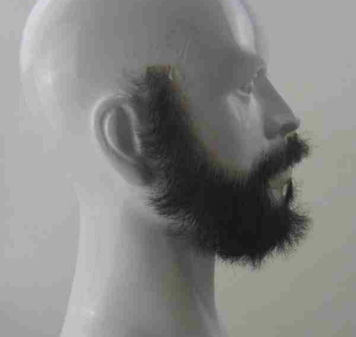Miniatura: Barbas e bigodes falsos 100% cabelo humano
