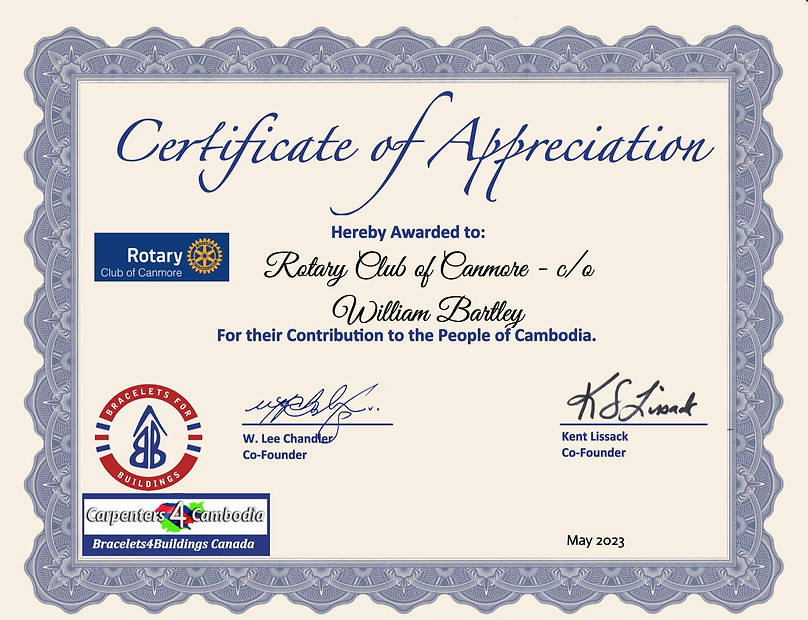 B4B Certificate of Appreciation Canmore Rotary May2023 webres.jpg
