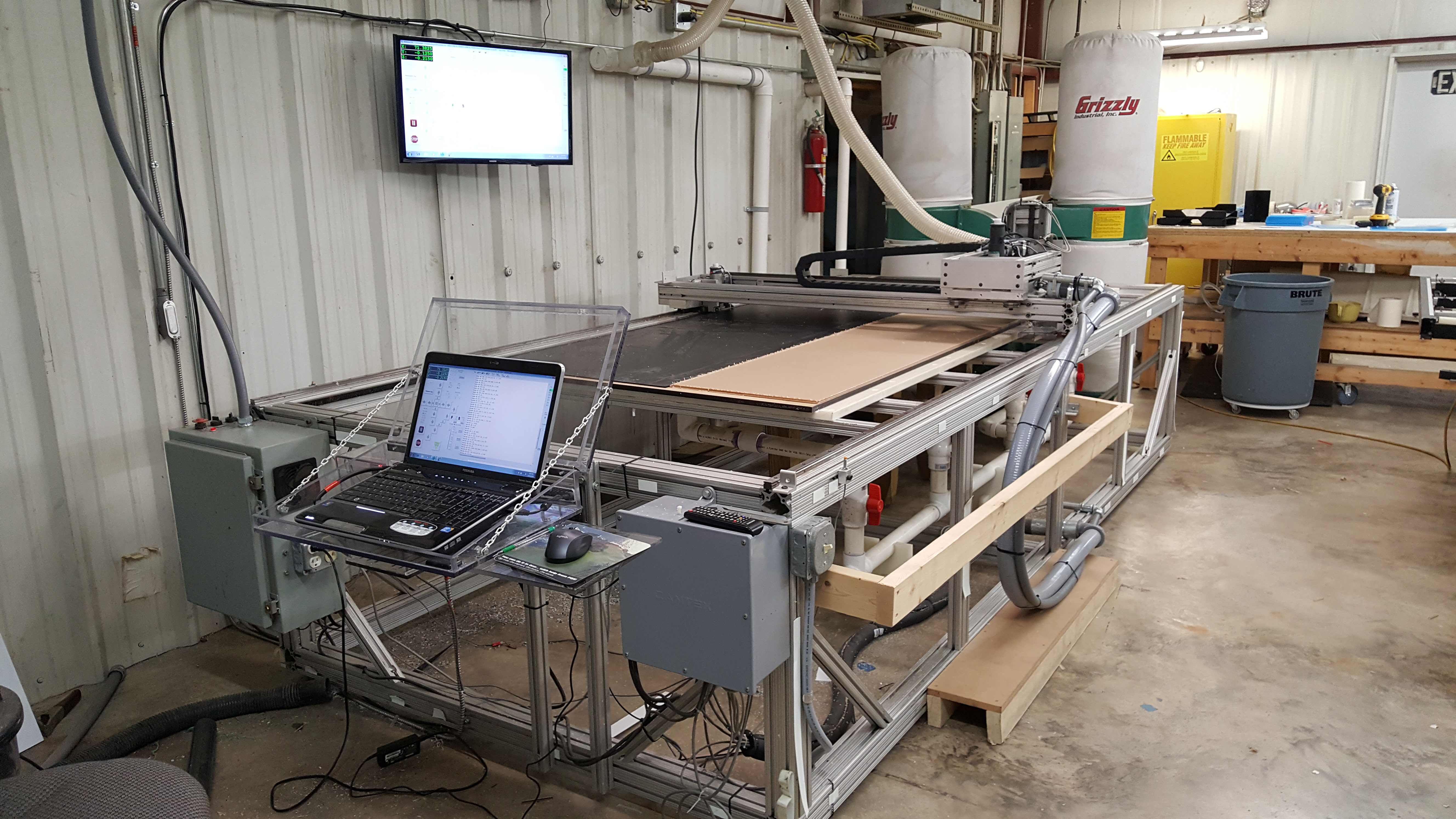 CNC Machining Table 10' X 4'