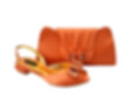 Ava, Mary Shoes peach very low wedding shoes and matching bag