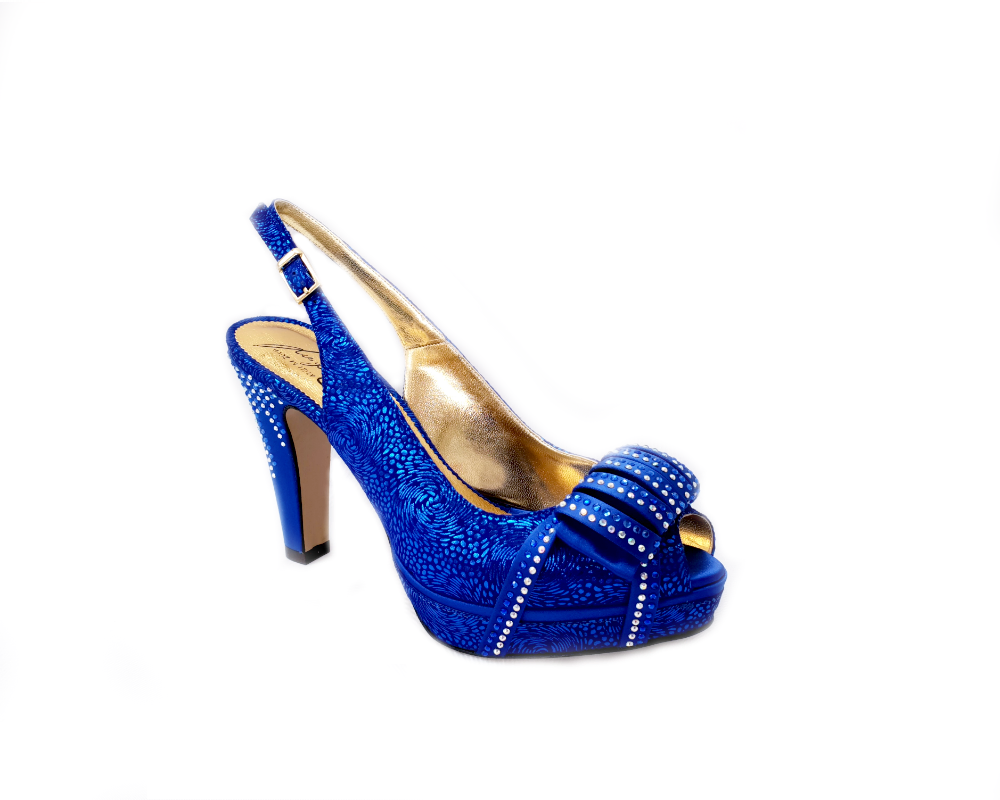 Iris Salgati Blue Wedding Shoes And Matching Bag Set Mary Shoes