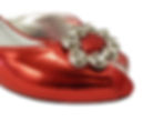 Thumbnail: Francesca, Mary Shoes red low heel wedding shoes and matching bag set