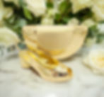 Elegant Gold Wedding Shoes @Mary Shoes