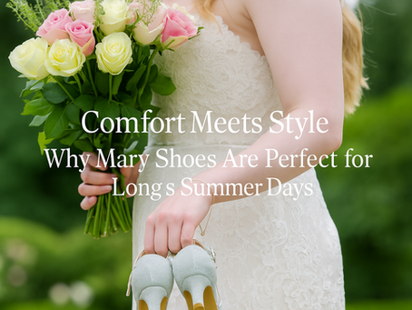 silver wedding shoes at Mary Shoes