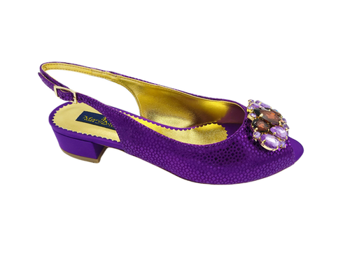Wedding Purple Shoes Italian Matching Shoes And Bags Set Camilla
