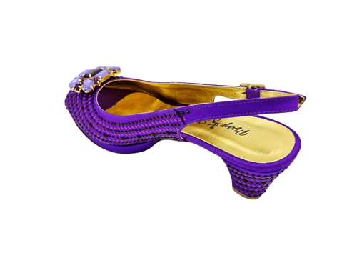 Plum Shoes Lilac Shoes And Matching Bag Low Heel Ladies Purple