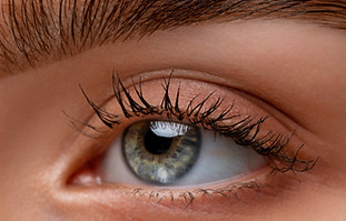 The make-up artist does Long-lasting styling of the eyebrows  and will color the eyebrows.