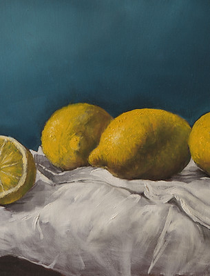 Painting of Lemons