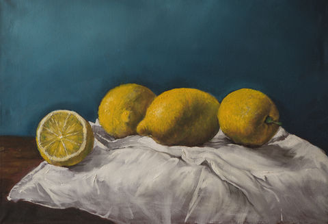 Painting of Lemons