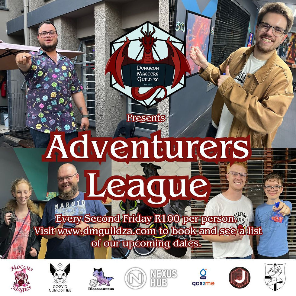 The Hunt Begins | Dungeon Masters Guild ZA Adventurers League 19 June