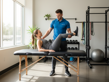 Physical therapist providing personalized one-on-one care during therapy session in Dunwoody