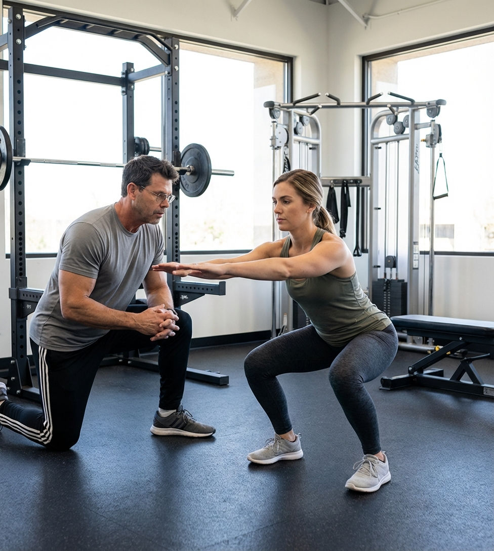  Patient working with a provider at a physical therapy clinic in Scottsdale
