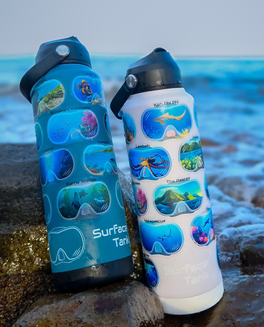 The Surface Tank - Scuba Diver Water bottle 
