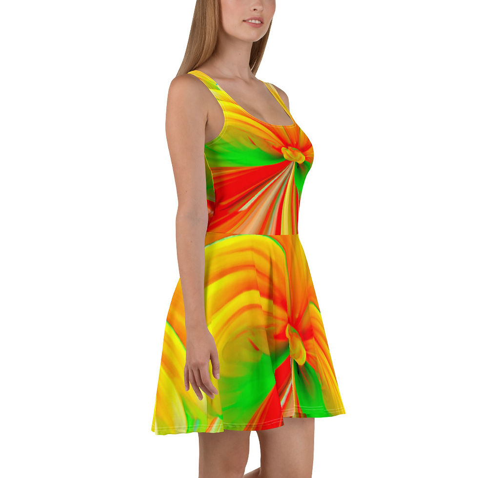 Thumbnail: Vibrant Skater Dress