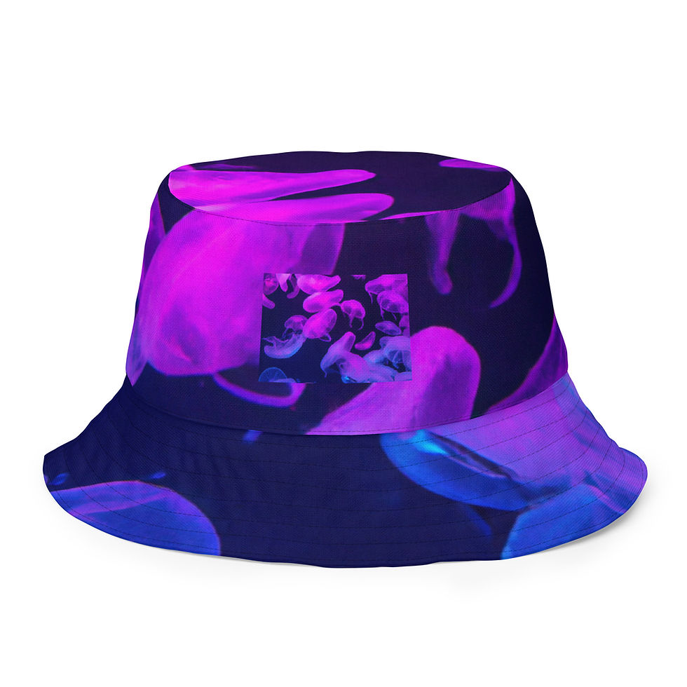 Thumbnail: Jellyfish Reversible bucket hat