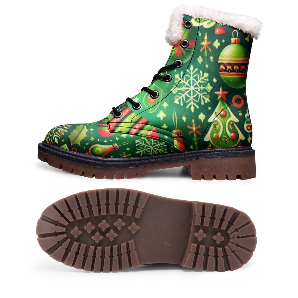 Thumbnail: Unisex Lace Up Winter Boots Fashion Comfort Chukka Boots