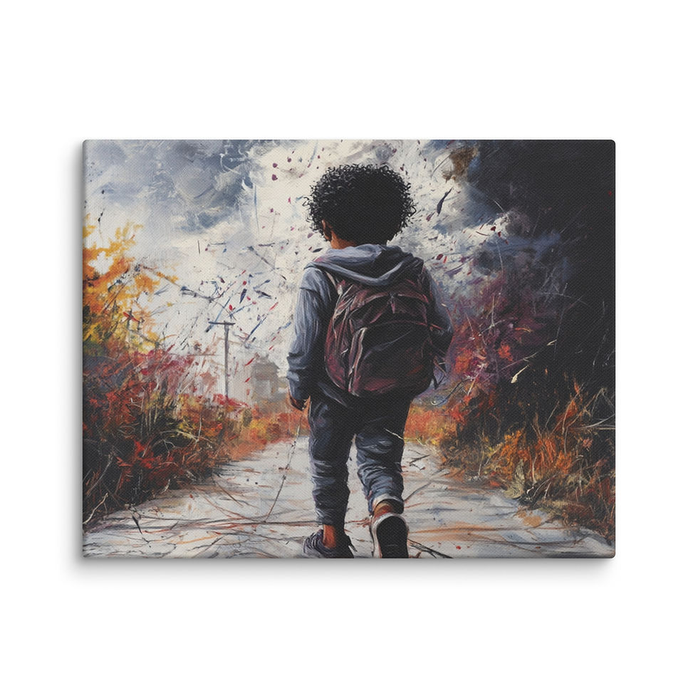 Thumbnail: The Walk Home from School Canvas