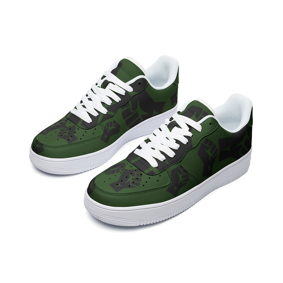 Thumbnail: Unisex Low Top Leather Sneakers