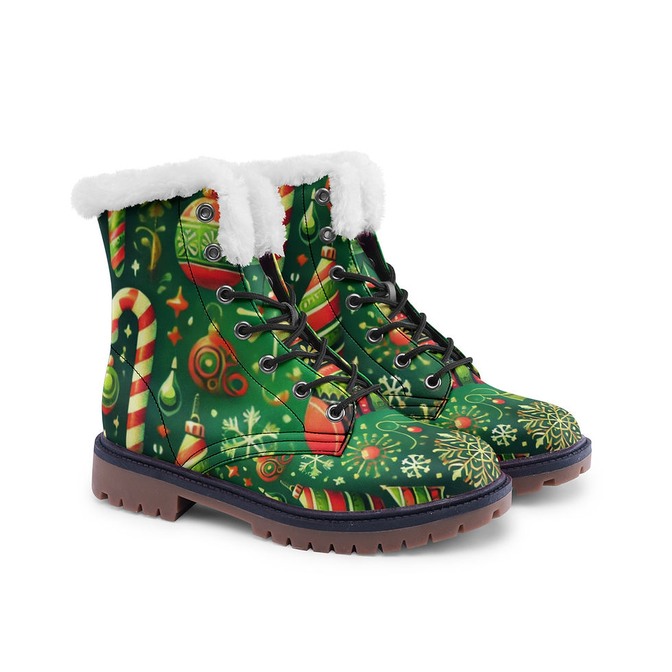 Thumbnail: Unisex Lace Up Winter Boots Fashion Comfort Chukka Boots