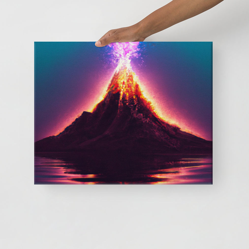 Thumbnail: Volcanic Eruption Through the Sky Canvas