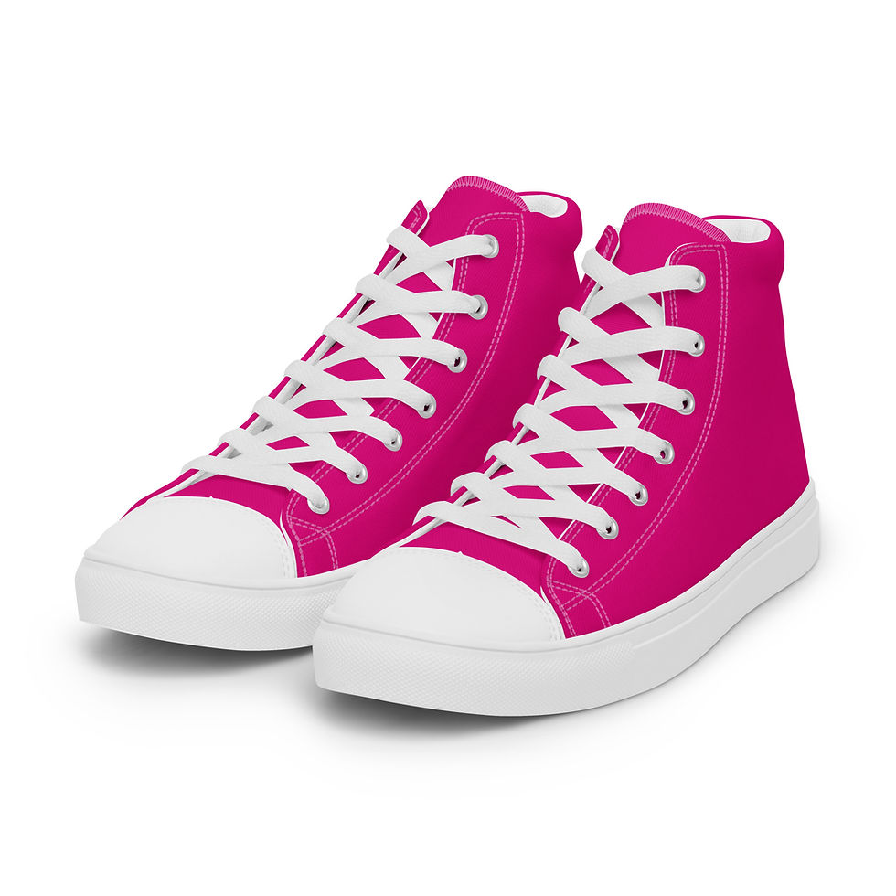 Thumbnail: Majenta Mobile Men’s high top canvas shoes