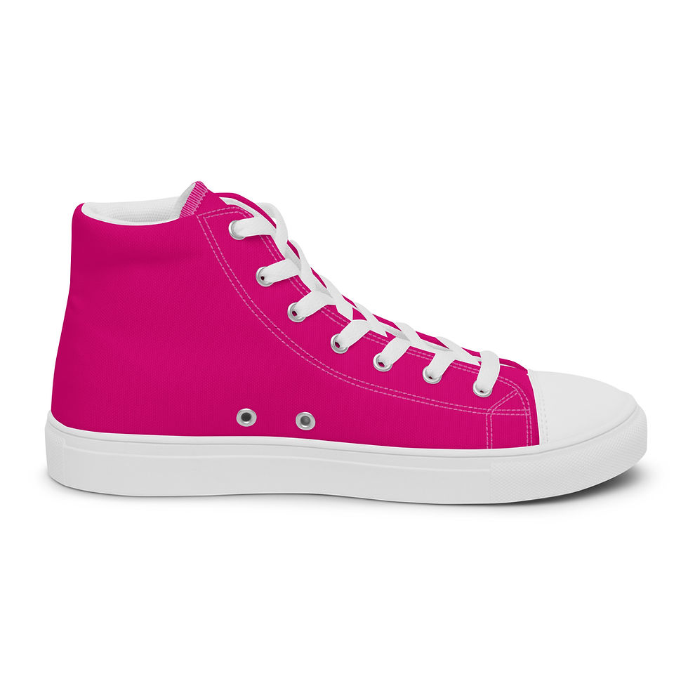 Thumbnail: Majenta Mobile Men’s high top canvas shoes