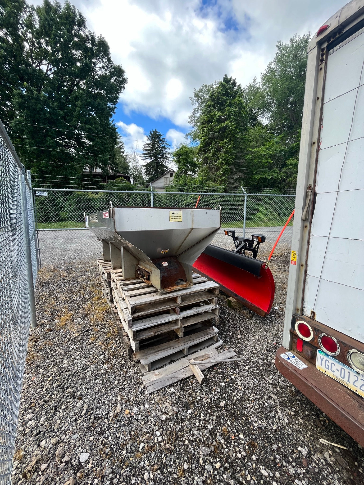 Snow Plow & Salt Spreader Combo