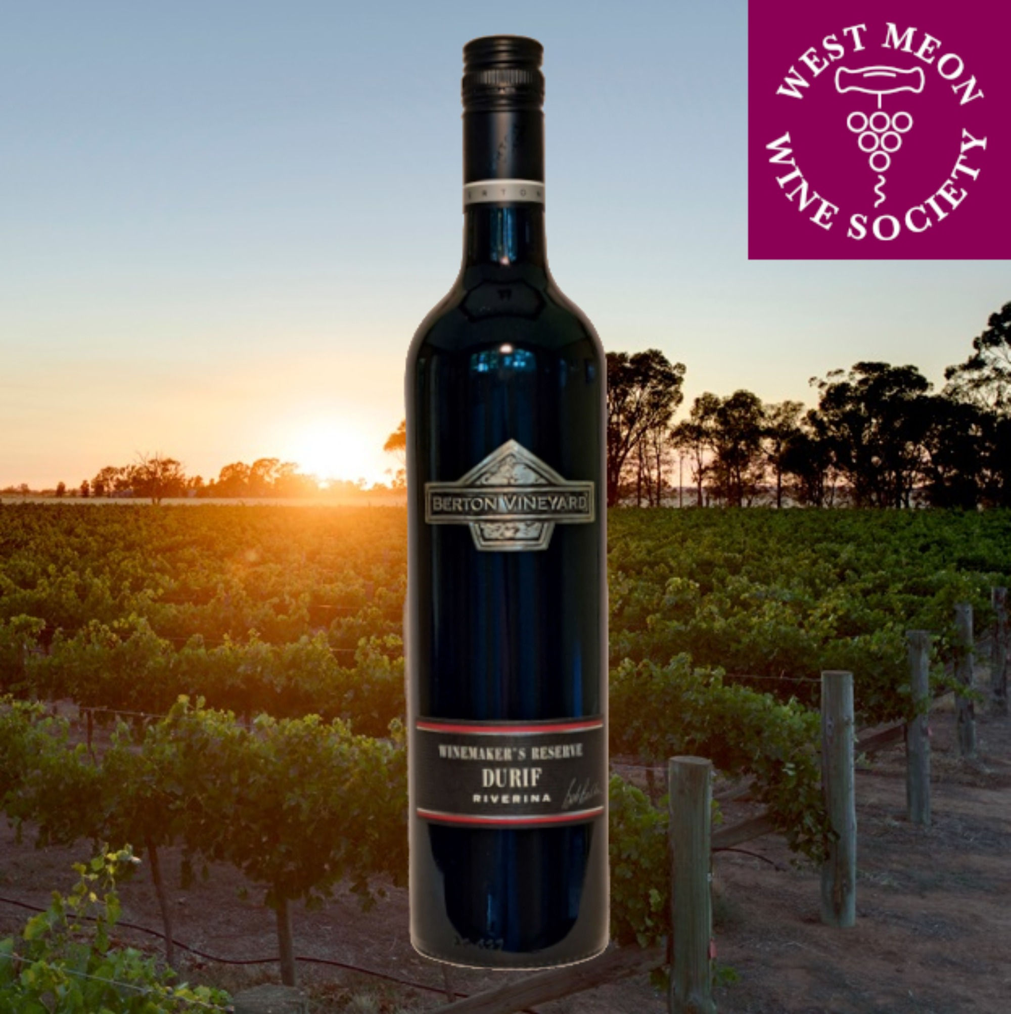 Berton Vineyard Winemakers Reserve Durif, 2020, Riverina, 14.5%