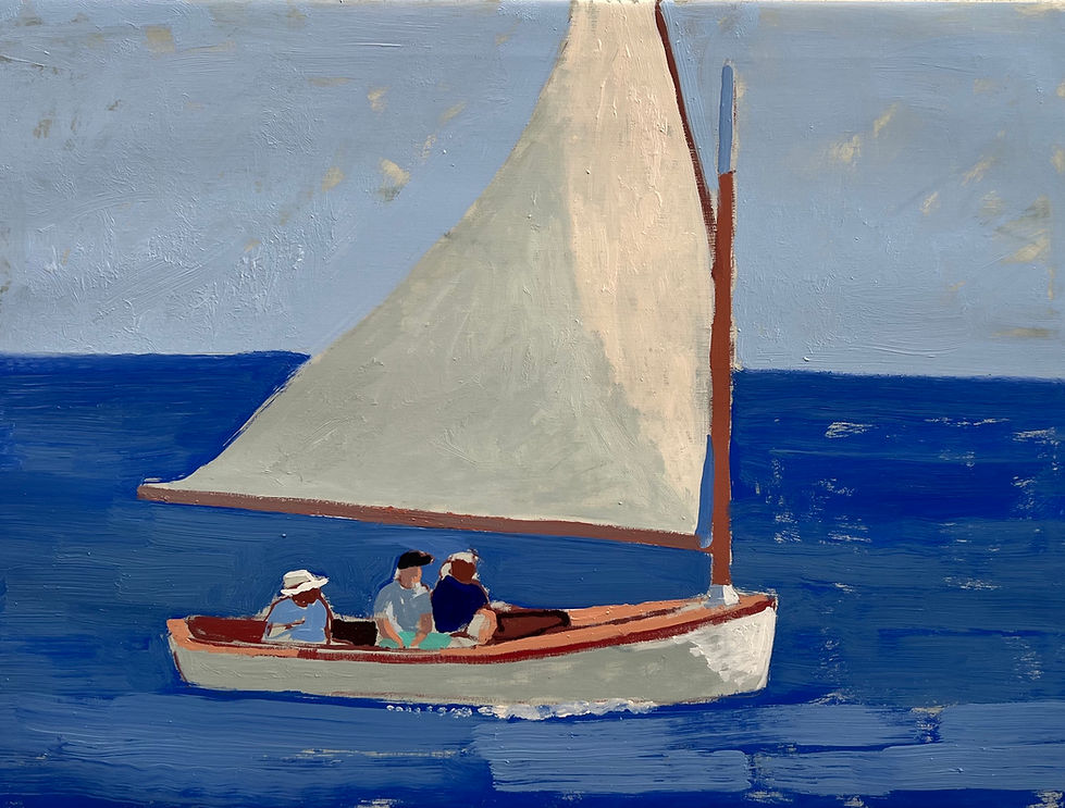 Three Figures (Goose Rocks) 20x31 Mitchell Johnson painting.jpeg