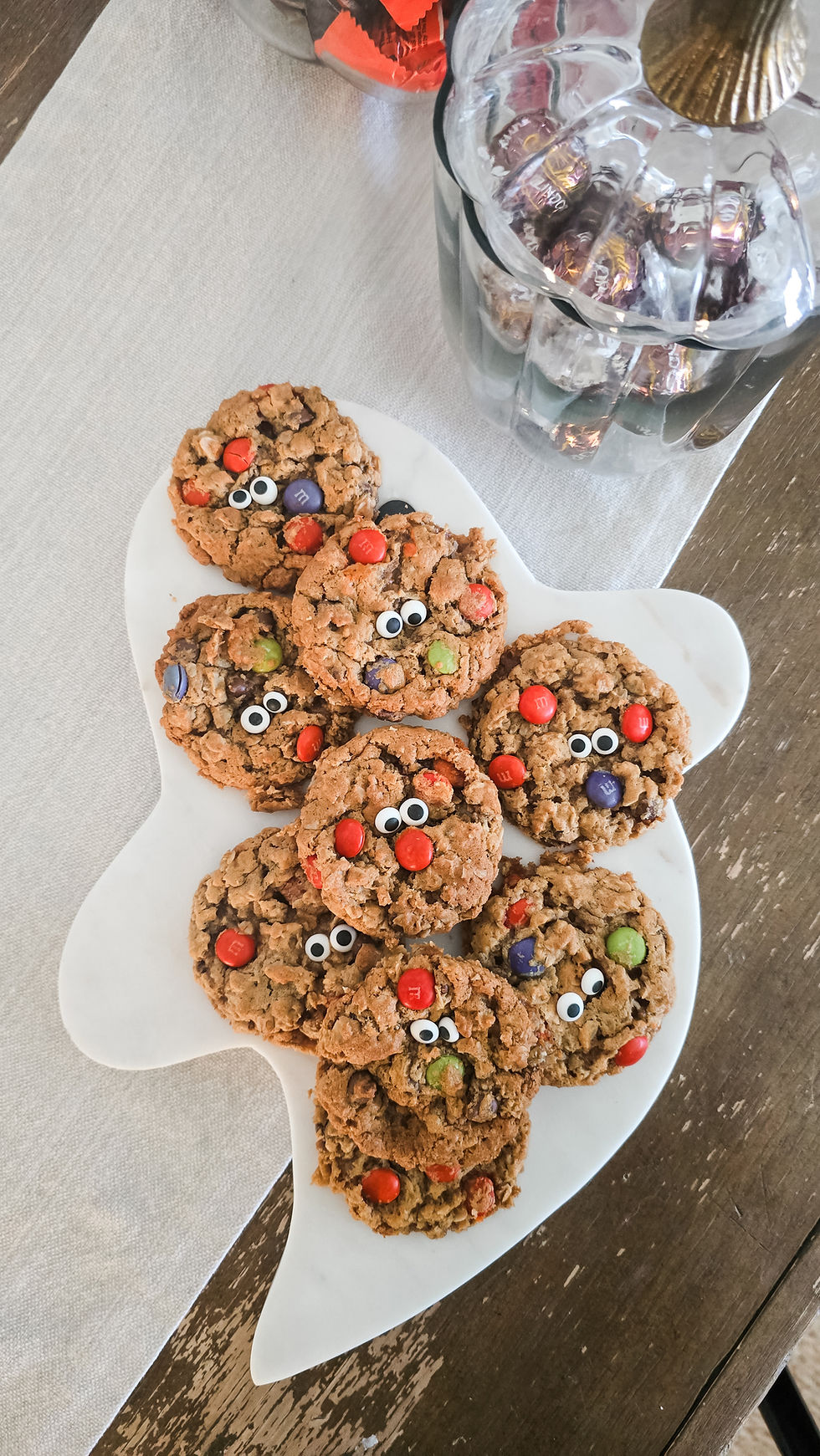 Halloween Monster Cookies.