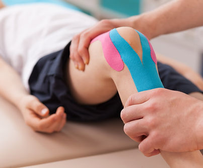 Knietherapie-Sitzung
