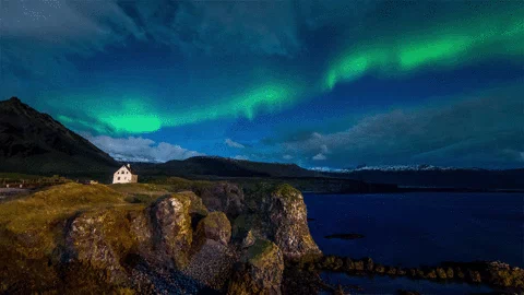 The Northern Lights at Iceland-one of the safest places for woman to travel to in 2023