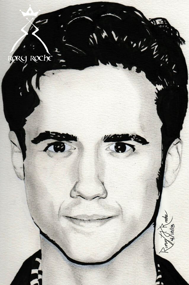 Aaron Tveit in India Ink