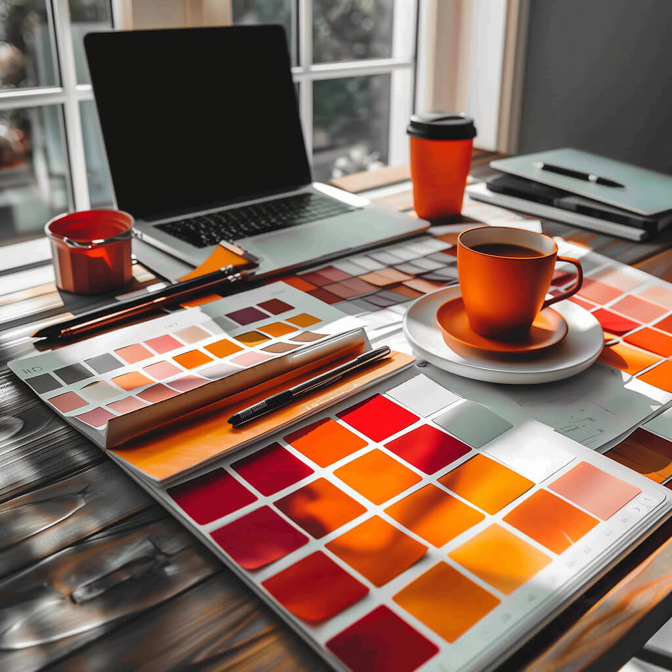 Kleuren voor website kiezen met de kleurenkaart
