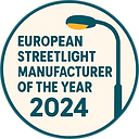 European solar street light manufacturer 2024 award logo