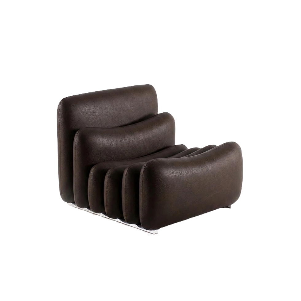 Кожаное кресло Additional дизайна Joe Colombo от Tacchini купить в наличии в Москве в Altagamma
