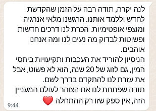 חוות דעת ליווי אישי