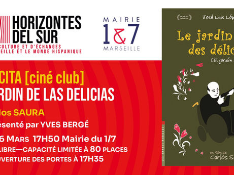 CINE-CITA [Ciné Club] - CYCLE SAURA > "EL JARDIN DE LAS DELICIAS" - 26 MARS 2026 a 17h50, Mairie du 1/7