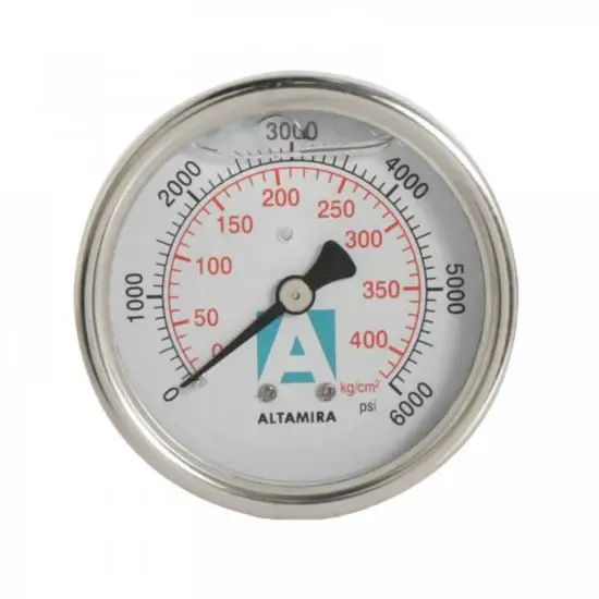 Manómetro glicerina diámetro 2.5" Altamiraman0-6000gbm
